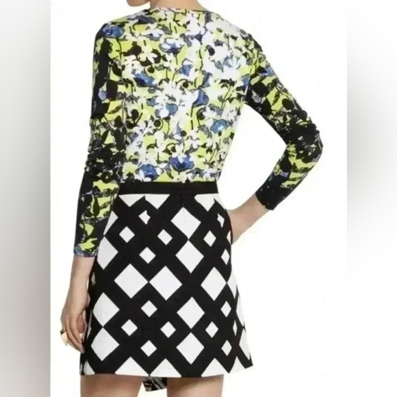 PETER PILOTTO for TARGET Black and White Asymmetrical Mini skirt size 6 - Picture 2 of 13
